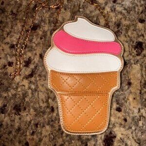 Ice Cream Cone Crossbody Bag